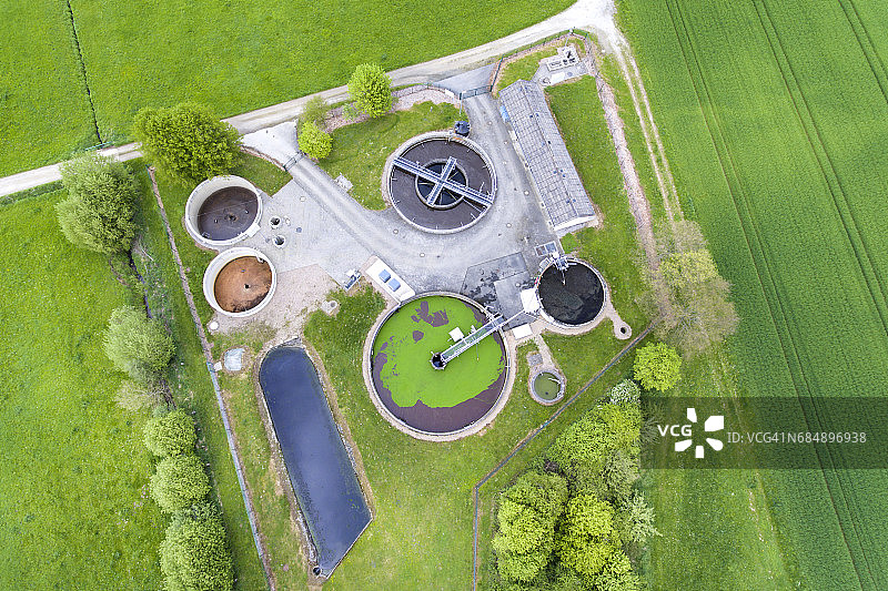 污水处理厂——废水净化图片素材