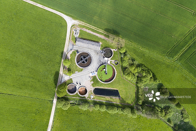 污水处理厂——废水净化图片素材