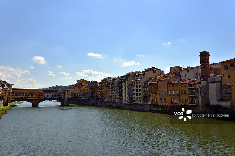 意大利佛罗伦萨圣三一桥的老桥图片素材