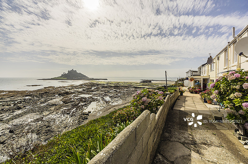 英国康沃尔圣迈克尔山Marazion图片素材