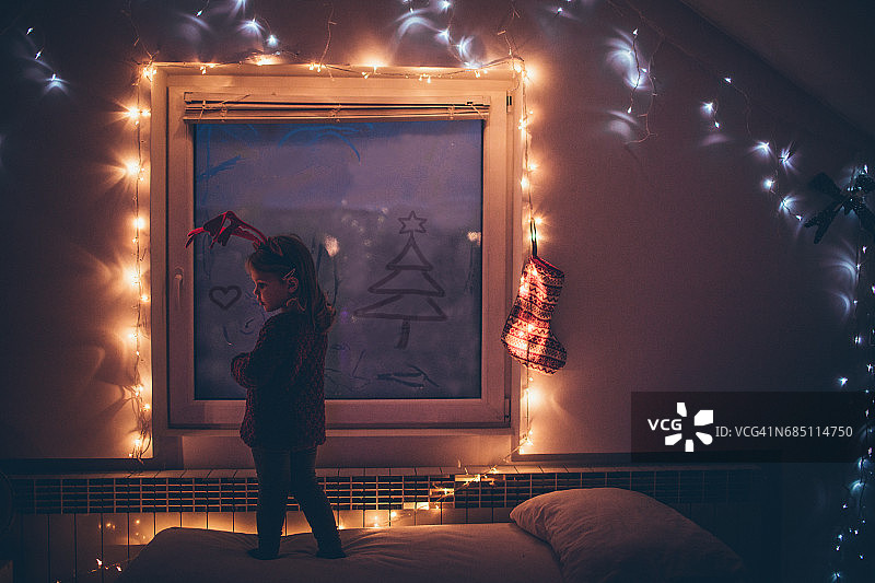 给圣诞老人的消息图片素材