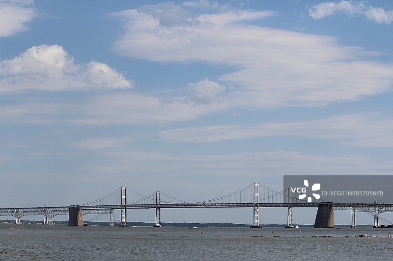 切萨皮克湾大桥图片素材