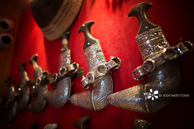 传统的阿曼刀（弯刀）图片素材