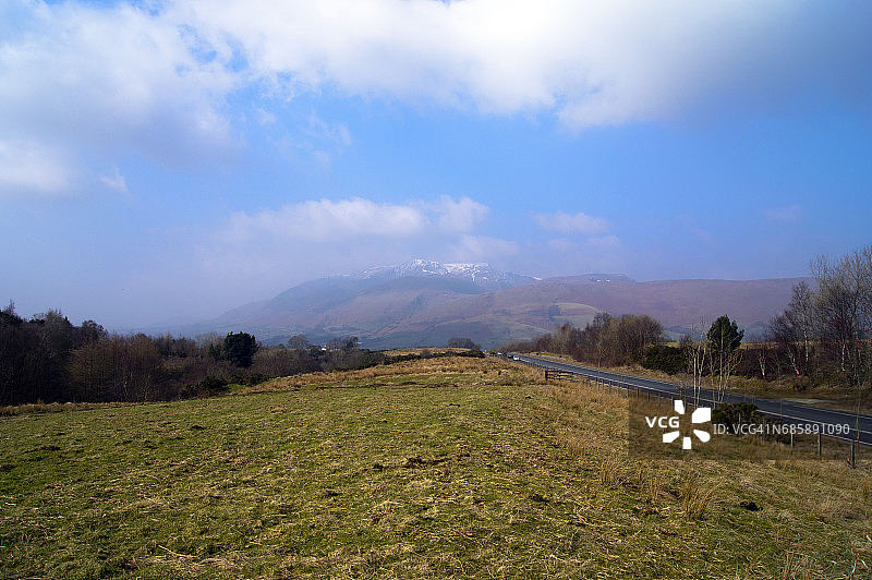 湖区的布伦卡特拉山图片素材