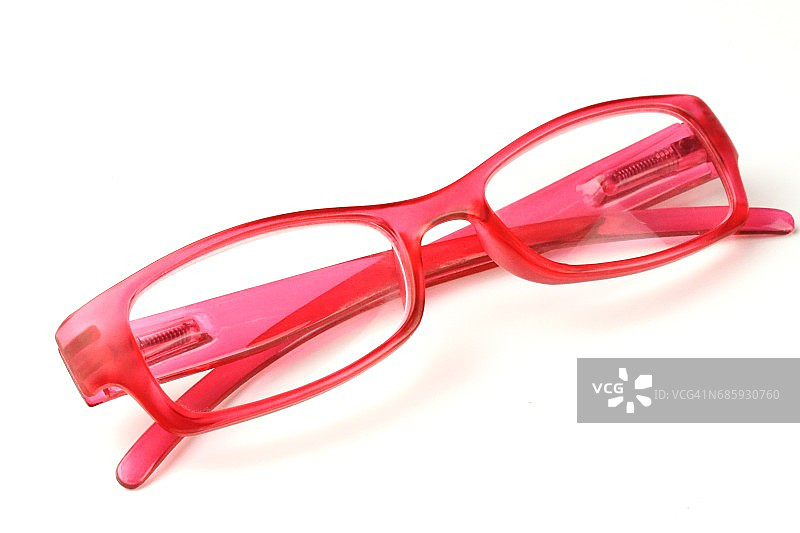 白色背景上的彩色眼镜图片素材