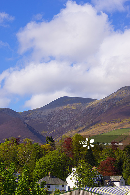 湖区斯基多山图片素材