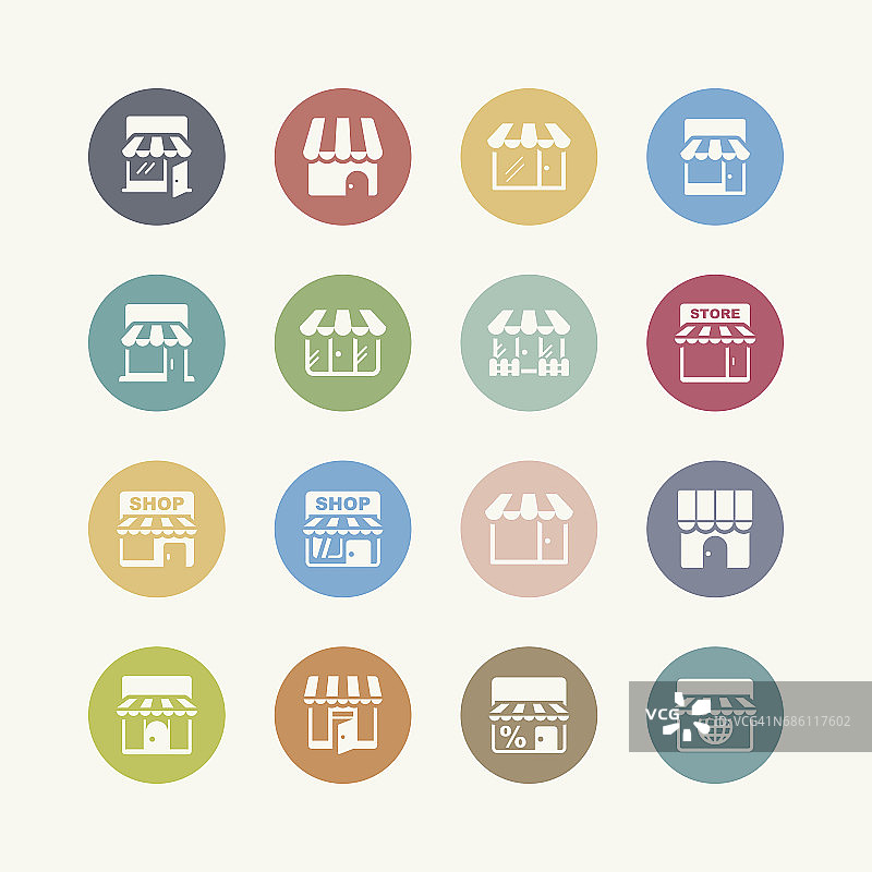店铺图标图片素材