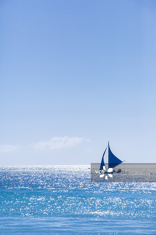 长滩岛的帆船图片素材