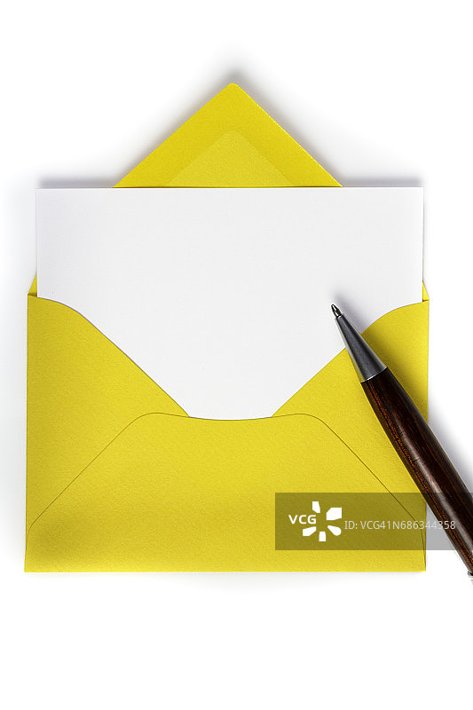 黄色信封图片素材