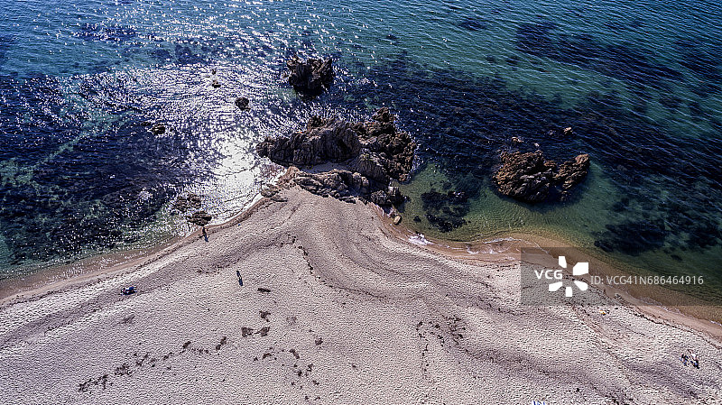 日本海高角度景观图片素材