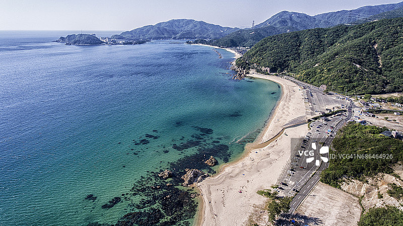 日本海高角度景观图片素材