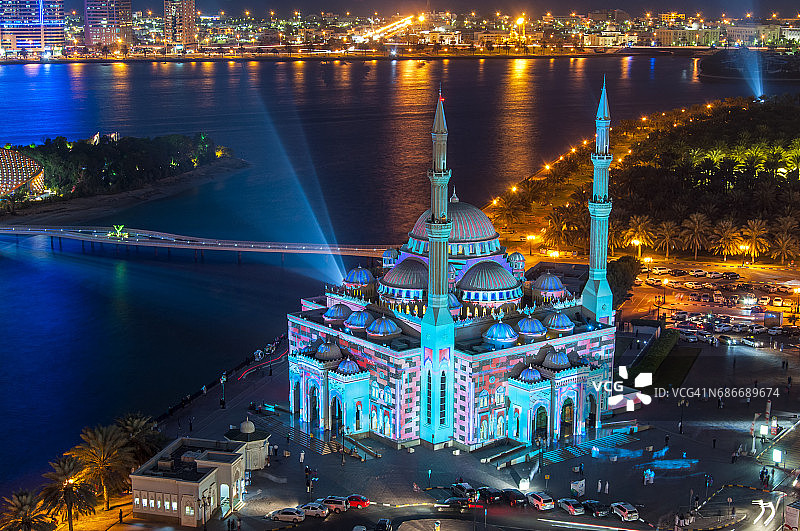 沙迦灯光节图片素材