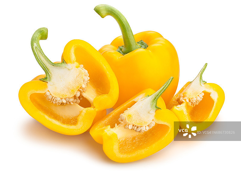 黄色甜椒图片素材