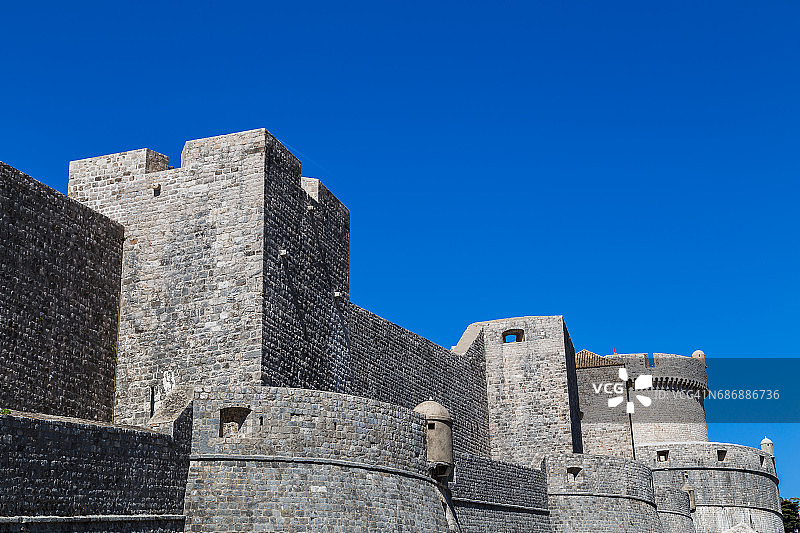 杜布罗夫尼克城墙北侧图片素材