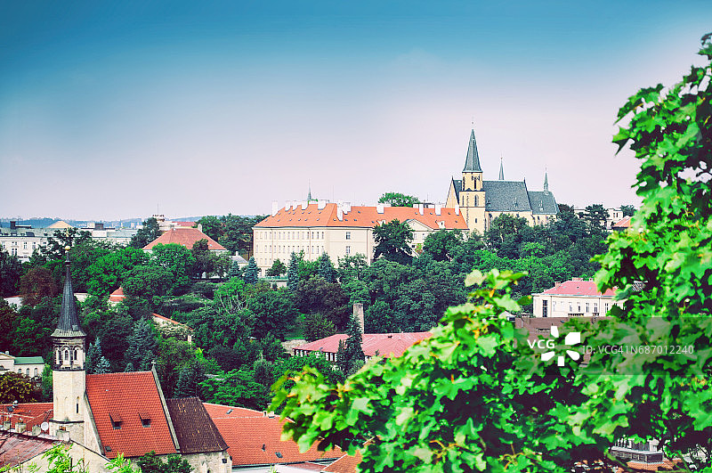 捷克共和国布拉格城堡景色图片素材