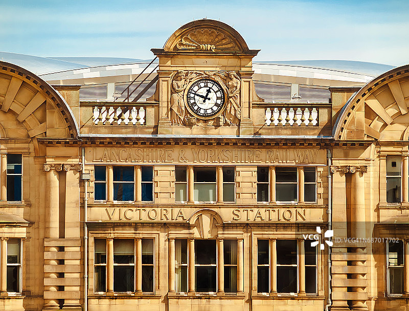 英格兰曼彻斯特维多利亚火车站图片素材