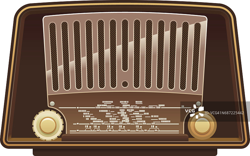 复古收音机图片素材