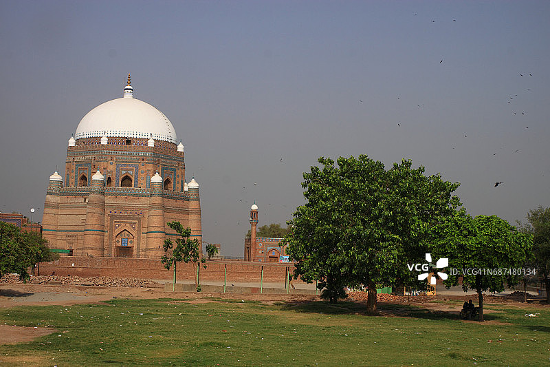 沙阿·鲁克恩·阿拉姆墓，穆尔坦图片素材