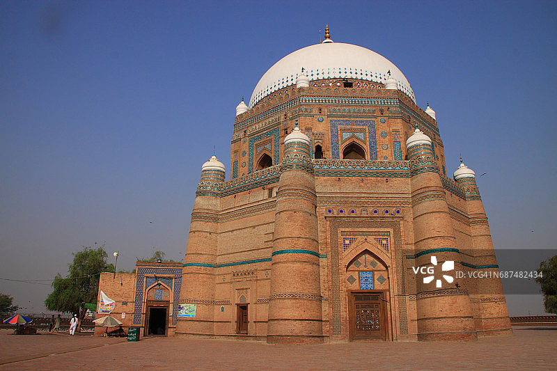 沙阿·鲁克恩·阿拉姆墓，穆尔坦图片素材