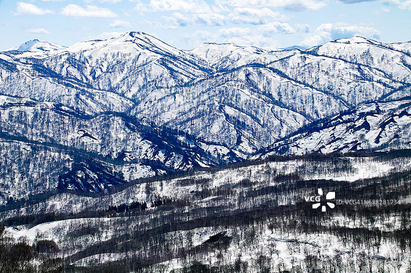 月山春景图片素材