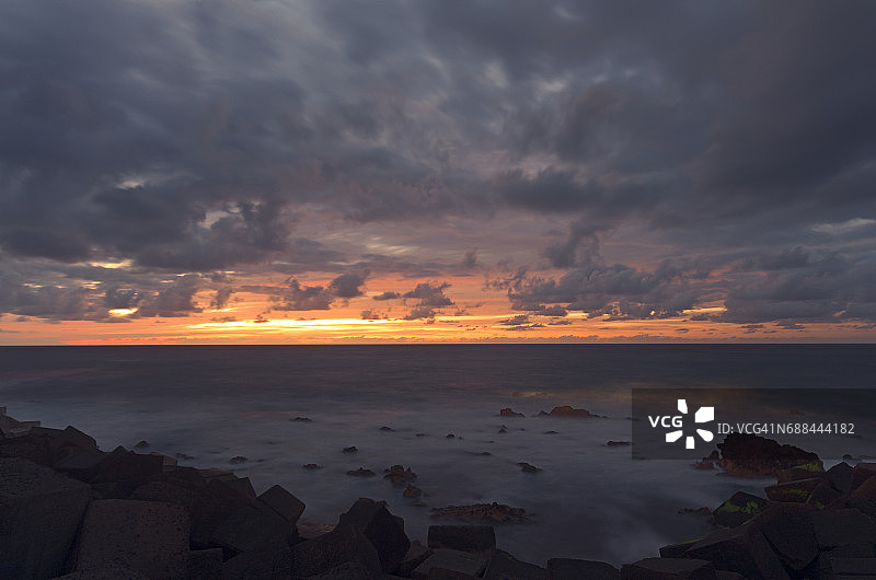 壮丽的日落图片素材