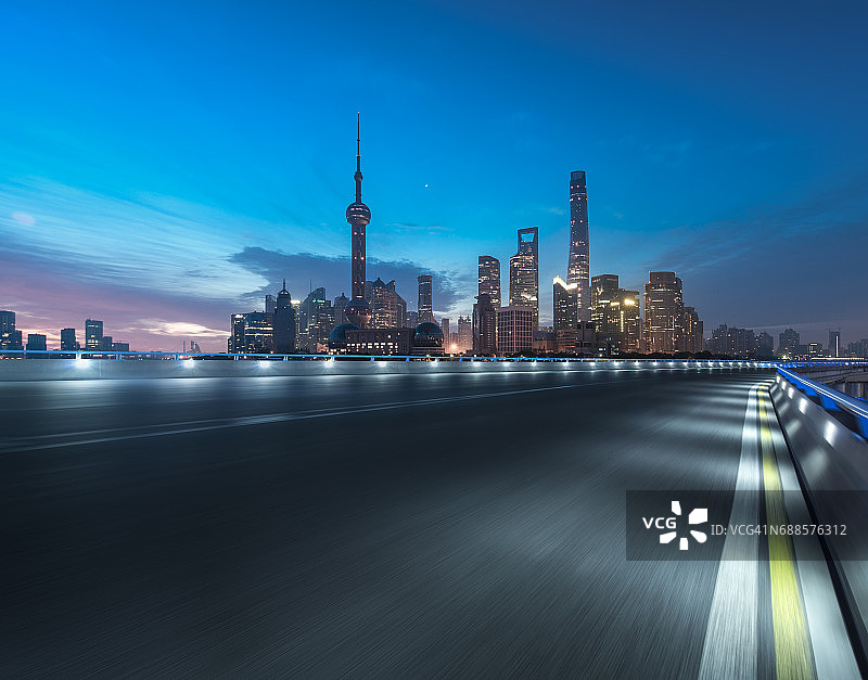 上海的主要道路图片素材