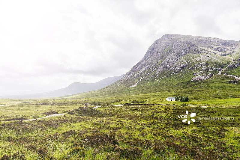 苏格兰高地格伦科景观图片素材