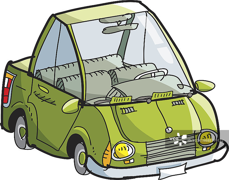 素描酷车图片素材