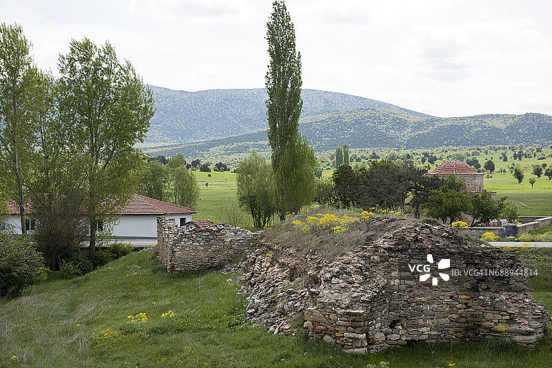 土耳其屈塔希亚省乡村景色图片素材