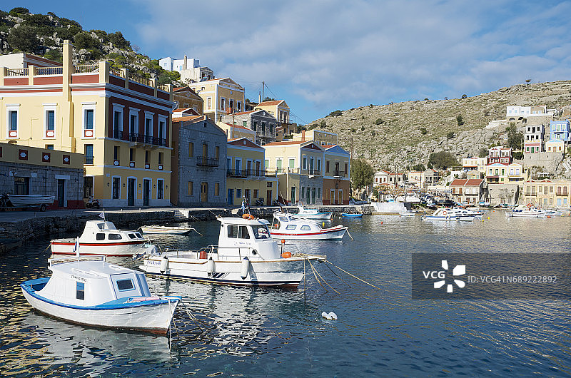 锡米港的船只图片素材