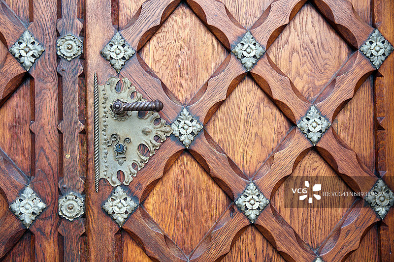 列支敦士登大教堂门图片素材