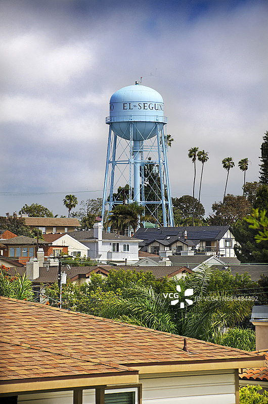 埃尔塞贡多水塔图片素材