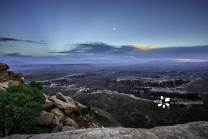 犹他州峡谷地国家公园的壮丽景色图片素材