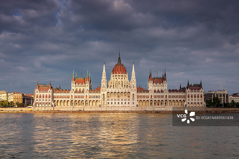 布达佩斯的匈牙利议会大厦图片素材