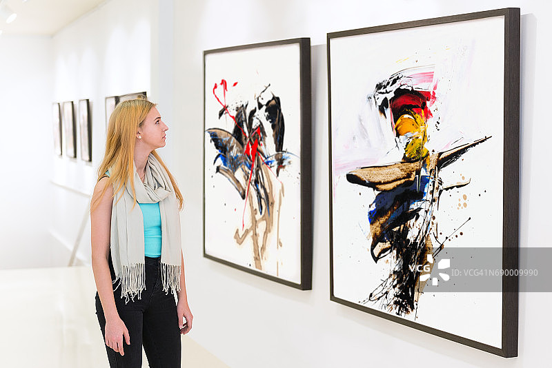 艺术画廊图片素材