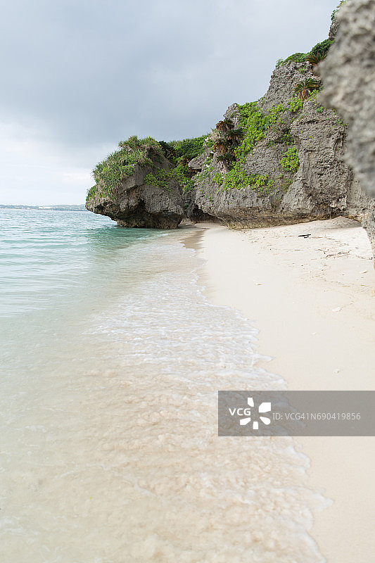 日本冲绳濑底岛海滩图片素材