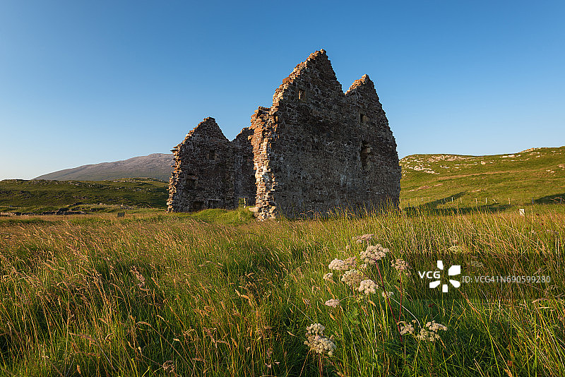 苏格兰卡尔达住宅遗址图片素材