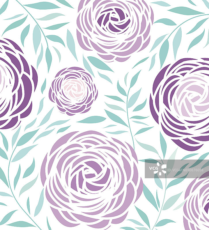 毛茛花矢量素材图片素材