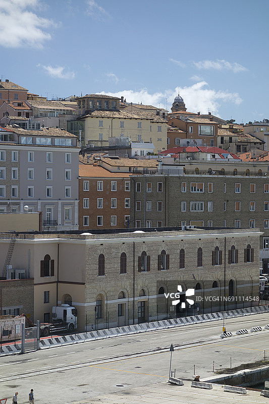 欧洲意大利安科纳港口风光图片素材