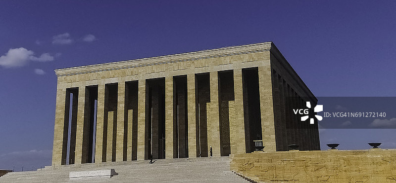 阿塔图尔克陵墓全景，安卡拉图片素材