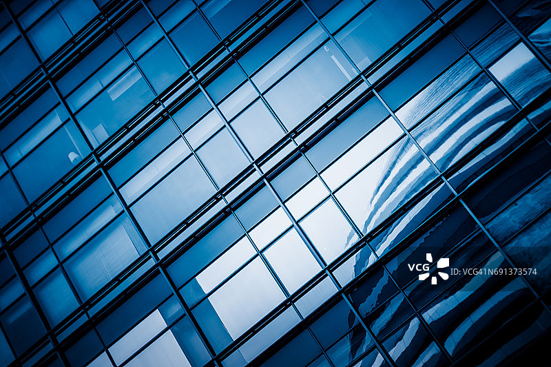 现代建筑立面、商业理念的细节镜头图片素材