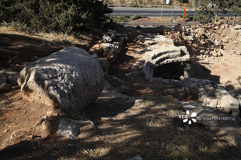 公元4世纪拜占庭教堂遗址图片素材