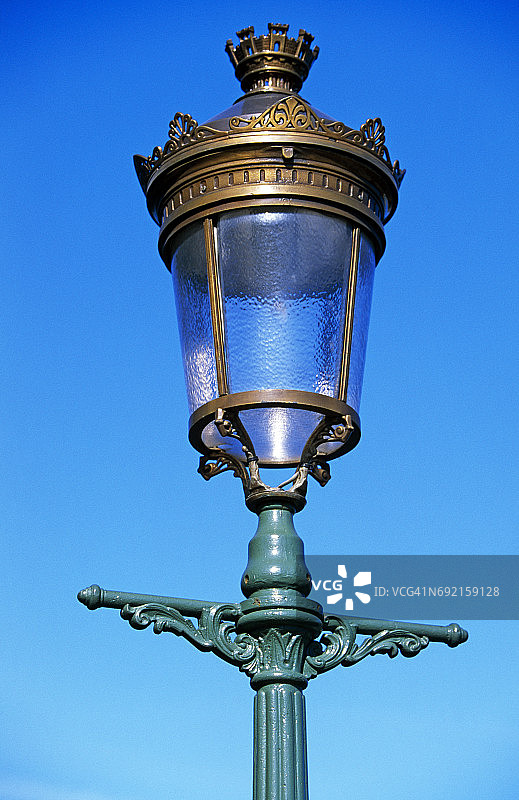 格兰顿桥上的街灯图片素材