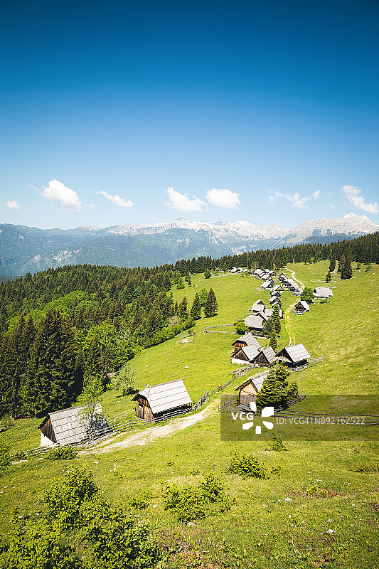 幽静的山村图片素材