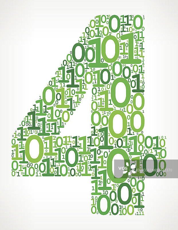 4号二进制代码零一矢量图标背景图片素材