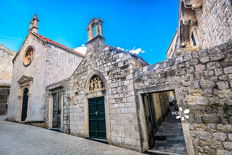 欧洲杜布罗夫尼克的老建筑图片素材