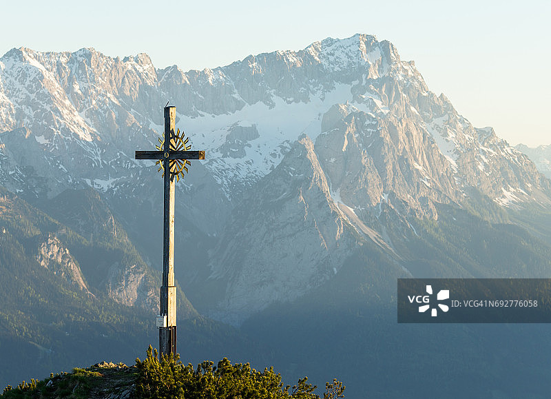 巴伐利亚阿尔卑斯山-韦特施泰因山脉图片素材