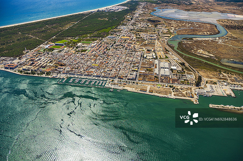 阿尔加维的圣安东尼奥雷阿尔城图片素材