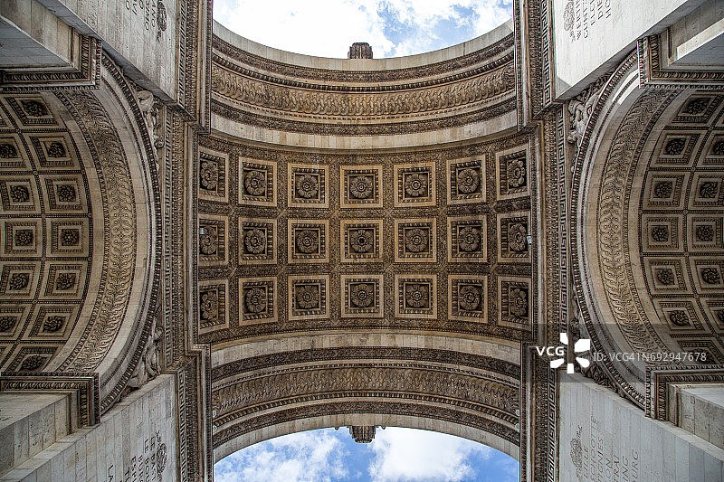 巴黎凯旋门图片素材