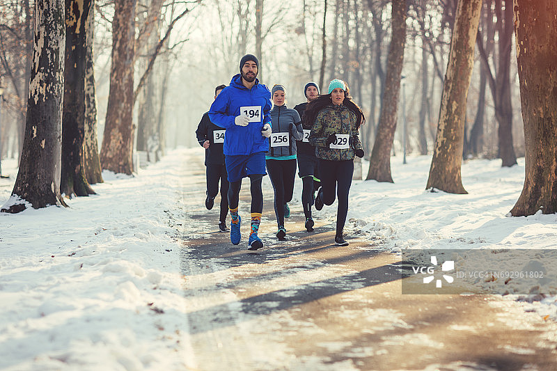 马拉松运动员图片素材